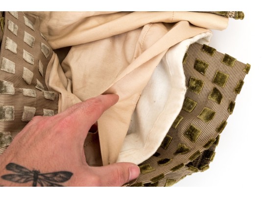 Pair Of Brunschwig And Fils Fabric Window Curtains