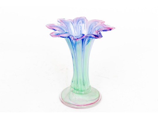 Murano And Handblown Glass Vases