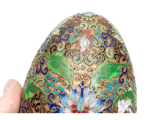Chinese Cloissone Egg