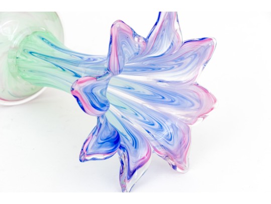 Murano And Handblown Glass Vases