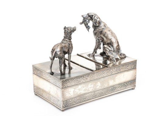 Rogers Smith & Co. Meriden Silver Plate Humidor