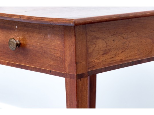Late Federal Cherry Single Drawer Stand, Ca. 1820-40