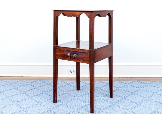 Antique Chippendale Mahogany Side Table, Ca. 1780-1800