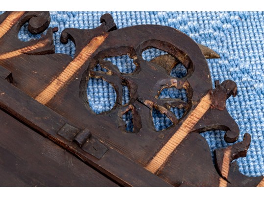 Antique Mahogany Chippendale Mirror, Ca. 1770-1800