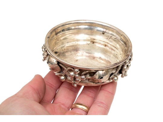 Mexican Sterling Silver Coaster, 6.83 Ozt.