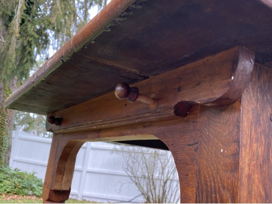 American Primitive Pine Table, Ca. 1780-1820