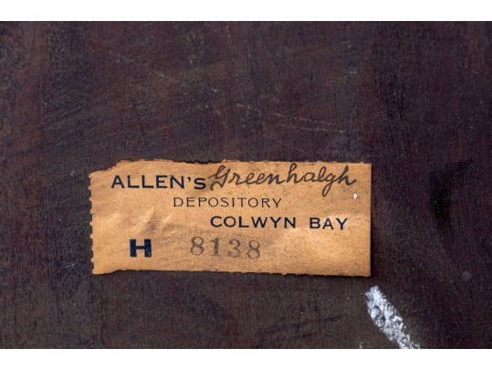 Antique Dish Top Mahogany George III Style Side Table