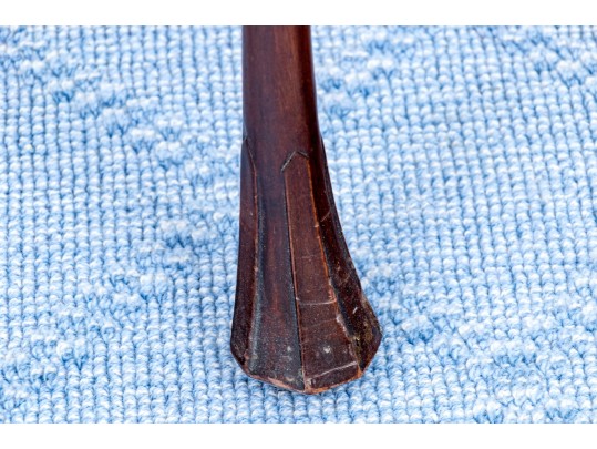 Antique Dish Top Mahogany George III Style Side Table