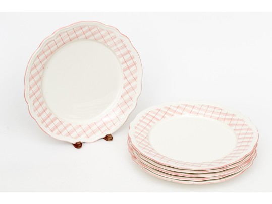 Set Of Six Ceramic Chargers