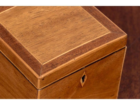 Antique Banded Tea Caddy