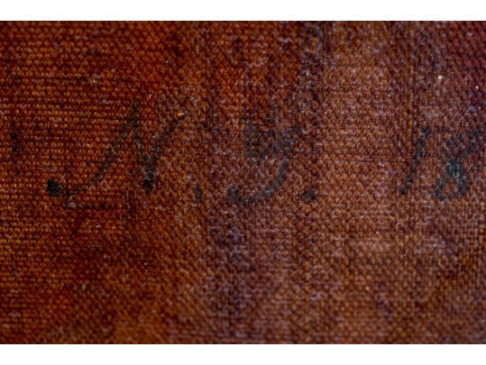 James Bogle (American [NY], 1817-1873) Oil On Canvas, Portrait Of A Gentleman, 1848