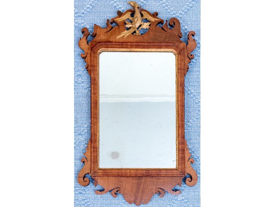 Antique Mahogany Chippendale Mirror, Ca. 1770-1800