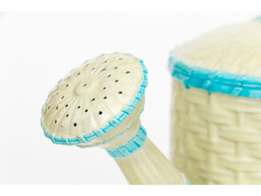 Two Moulded And Painted Ceramic Wares