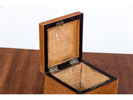 Antique Banded Tea Caddy