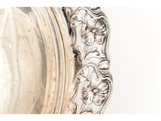 Continental .800 Silver Twin Handled Footed Bowl, 12.375 Ozt.