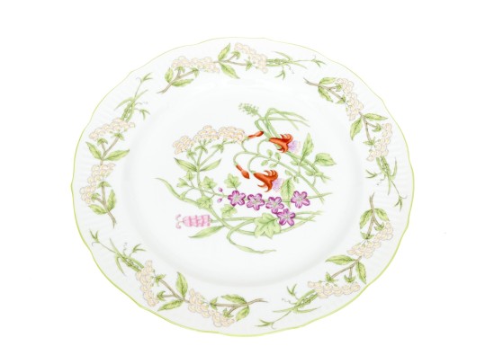 Tiffany & Co. Decorative Floral Motif Serving Plate