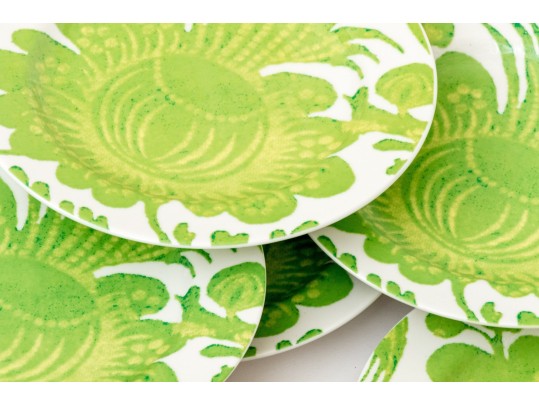 Set Of Twelve Anthropologie Plates