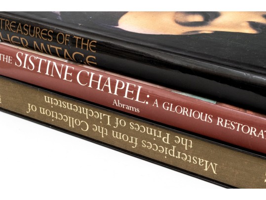 Group Of Three Coffee Table Books