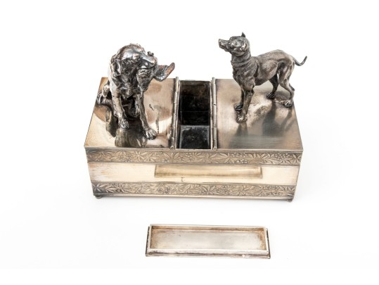 Rogers Smith & Co. Meriden Silver Plate Humidor