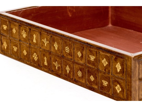 Leather Wrapped Document Box