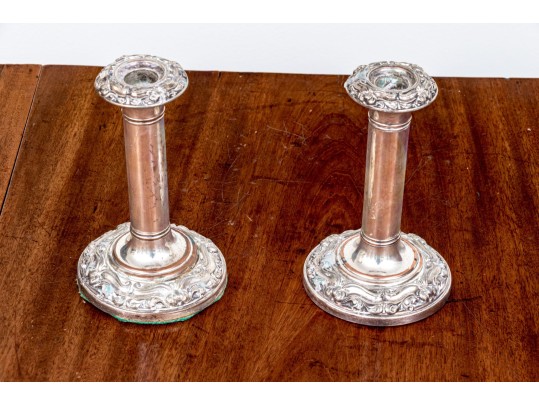 Antique Table Top Collection, Including Candlesticks