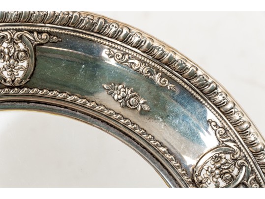 Wallace Sterling Silver Mounted Master Champagne Coaster