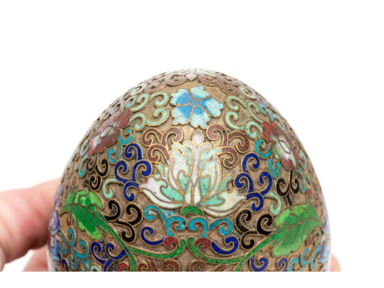 Chinese Cloissone Egg