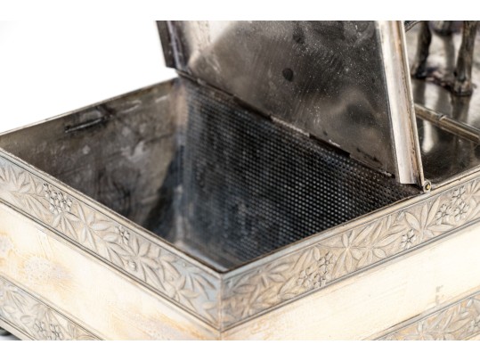 Rogers Smith & Co. Meriden Silver Plate Humidor