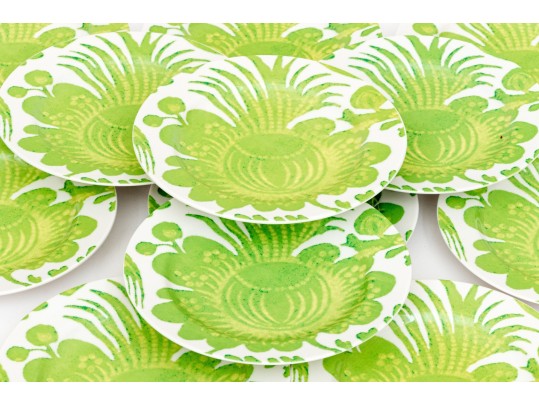 Set Of Twelve Anthropologie Plates