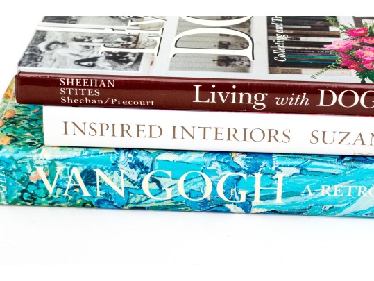 Group Of Three Coffee Table Books