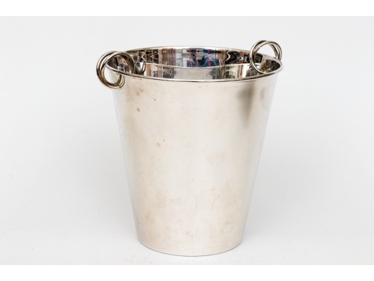 Ralph Lauren Aluminum Twin Handled Ice Bucket