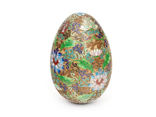 Chinese Cloissone Egg