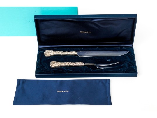 Tiffany & Co. Silver Handled Meat Carving Set