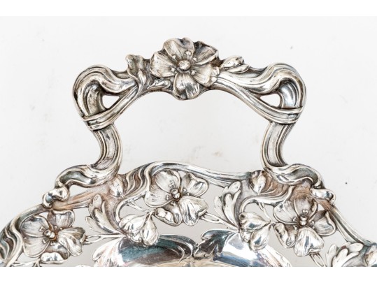 Continental .800 Silver Twin Handled Footed Bowl, 12.375 Ozt.
