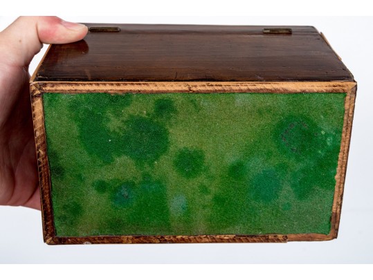 Marquetry Inlaid Tea Caddy