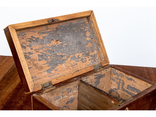 Marquetry Inlaid Tea Caddy