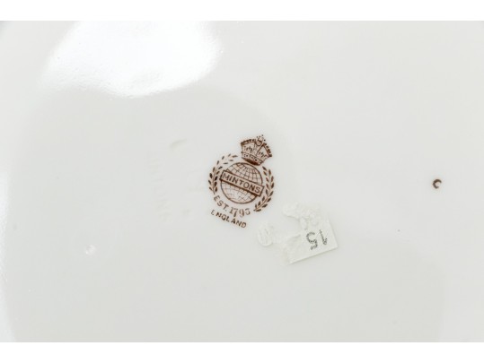 Set Of Eight English Minton China Plates