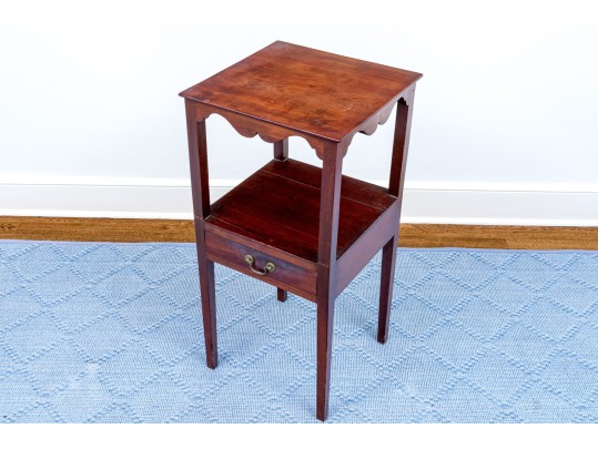 Antique Chippendale Mahogany Side Table, Ca. 1780-1800