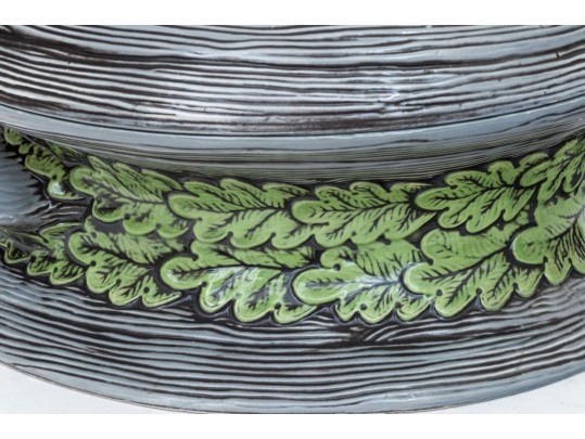 Vintage Majolica Lidded Clam Motif Tureen