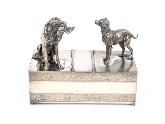 Rogers Smith & Co. Meriden Silver Plate Humidor