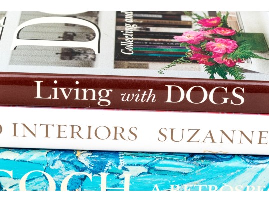 Group Of Three Coffee Table Books