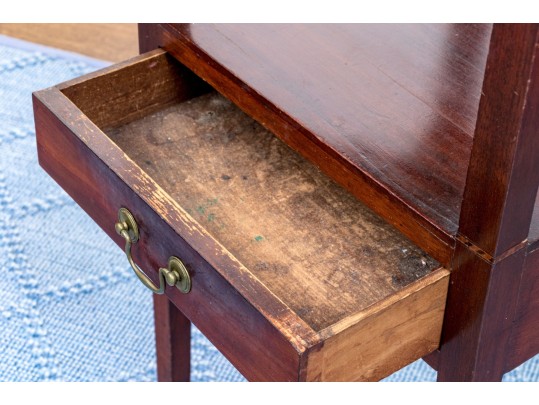 Antique Chippendale Mahogany Side Table, Ca. 1780-1800