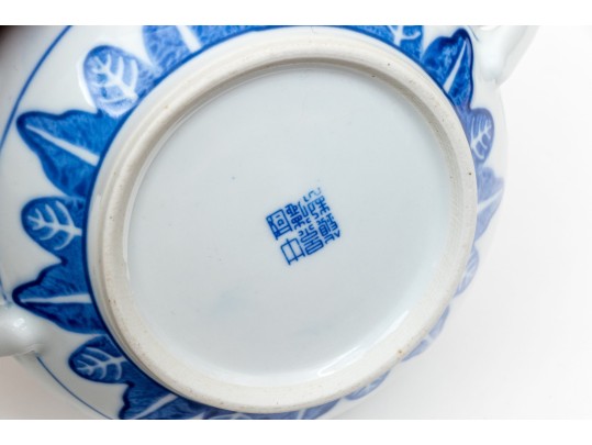 Four Blue And White English And Asian Ceramics