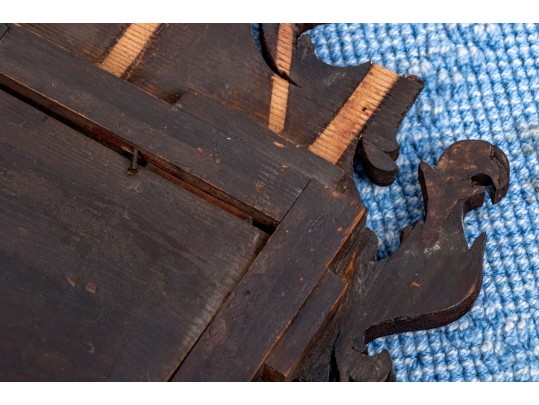Antique Mahogany Chippendale Mirror, Ca. 1770-1800