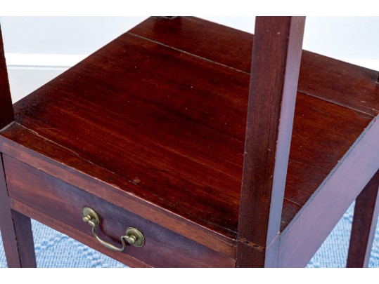 Antique Chippendale Mahogany Side Table, Ca. 1780-1800