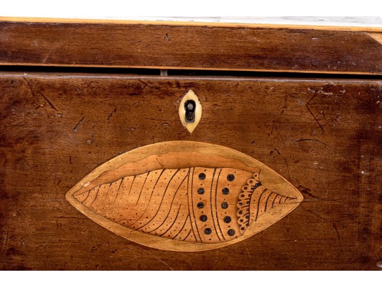Marquetry Inlaid Tea Caddy