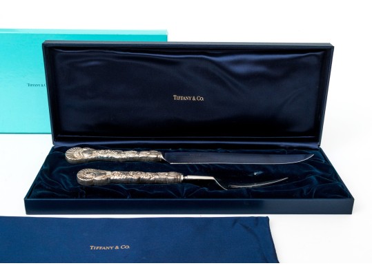 Tiffany & Co. Silver Handled Meat Carving Set