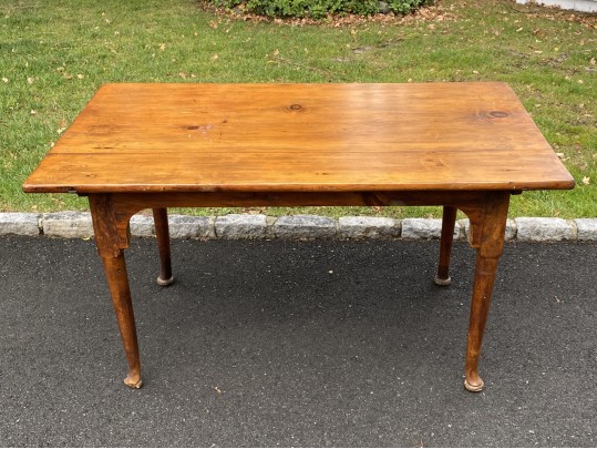 American Primitive Pine Table, Ca. 1780-1820