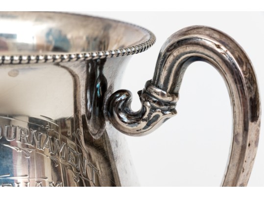 Towle Sterling Silver Triple Handle Trophy Cup, 12.15 Ozt.