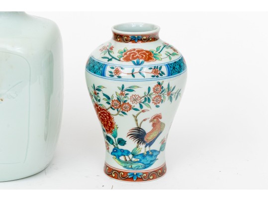 Collection Of Porcelain And Cloisonne